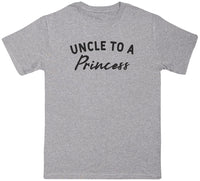 Uncle To Princess - Black - Mens T - Shirt (6574688469041)