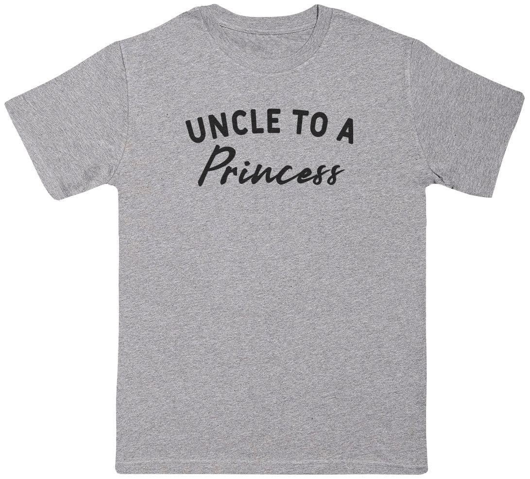 Uncle To Princess - Black - Mens T - Shirt (6574688469041)