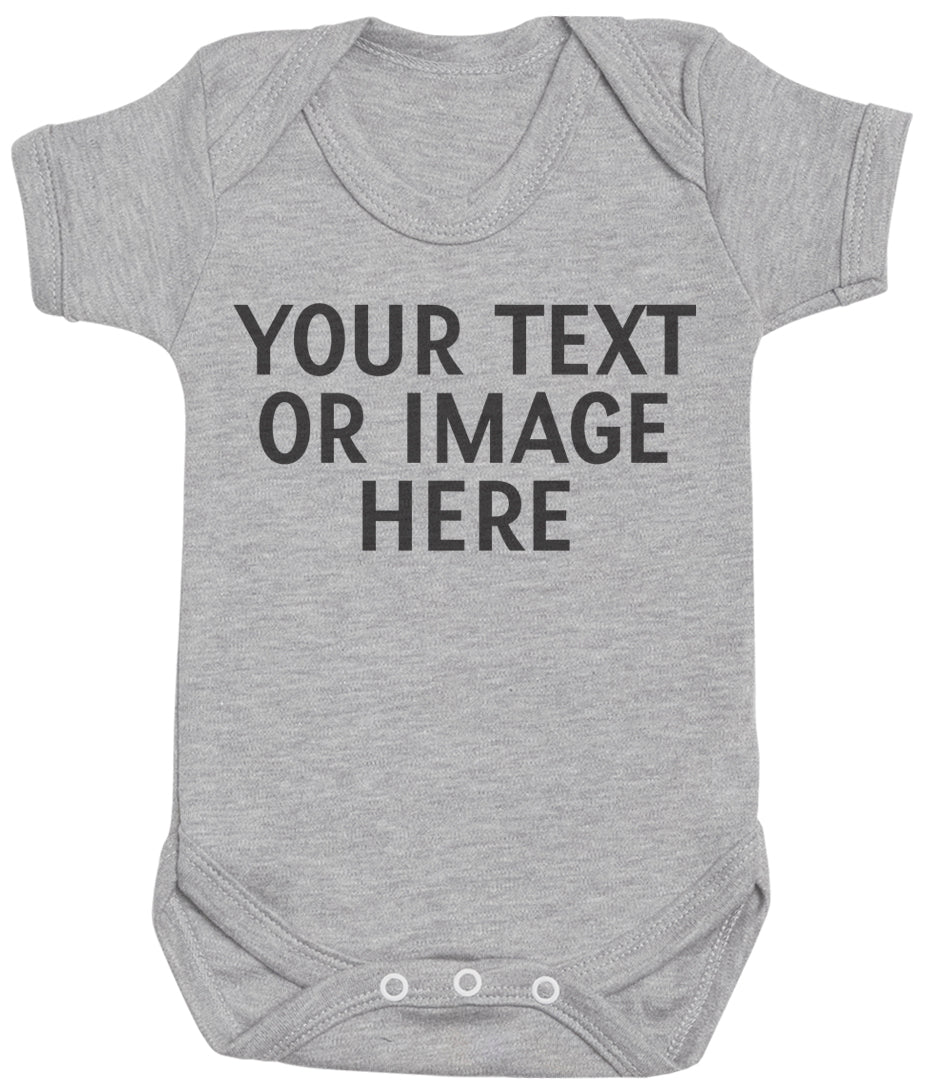 PERSONALISED Your Own Text or Photo - Baby Bodysuit
