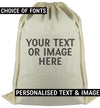 PERSONALISED Your Own Text or Photo - Carry Sack