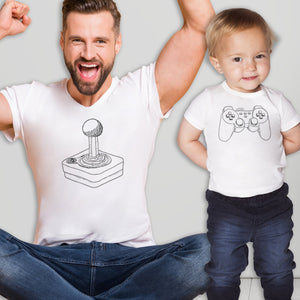 Joystick and Gamerpad - T-Shirt & Bodysuit / T-Shirt - (Sold Separately)