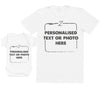 Personalised Father's T-Shirt & Baby Bodysuit Gift Set (4515993944113)