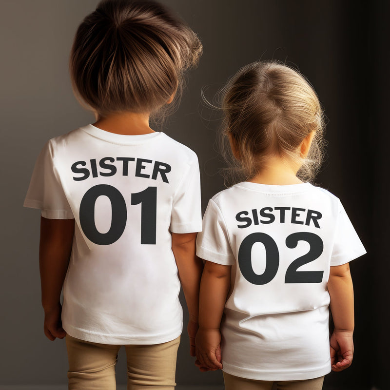 Siser 01 02 - Matching Sisters Set - Matching Sets - 0M upto 14 years - (Sold Separately)