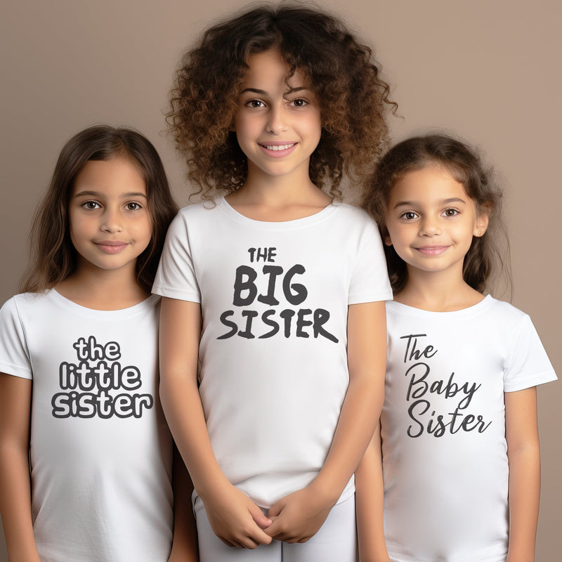 The Big, Little & Baby Sister - Matching Sisters Set - Matching Sets - 0M upto 14 years - (Sold Separately)