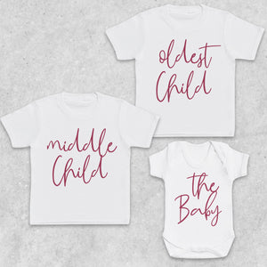 Oldest, Middle & Baby - Matching Sisters Set - Matching Sets - 0M upto 14 years - (Sold Separately)