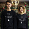 You Scumbag & You Maggot Christmas Sweater - Christmas Jumper Sweatshirt - All Sizes - (Sold Separately)