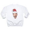 PERSONALISED Face & Santa Hat Christmas Sweater - Christmas Jumper Sweatshirt - All Sizes