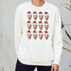 PERSONALISED Multiple Face & Santa Hat Christmas Sweater - Christmas Jumper Sweatshirt - All Sizes