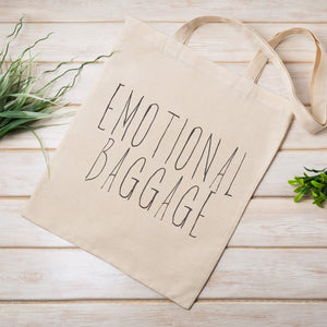 Emotional Baggage - Canvas Tote Shopping Bag