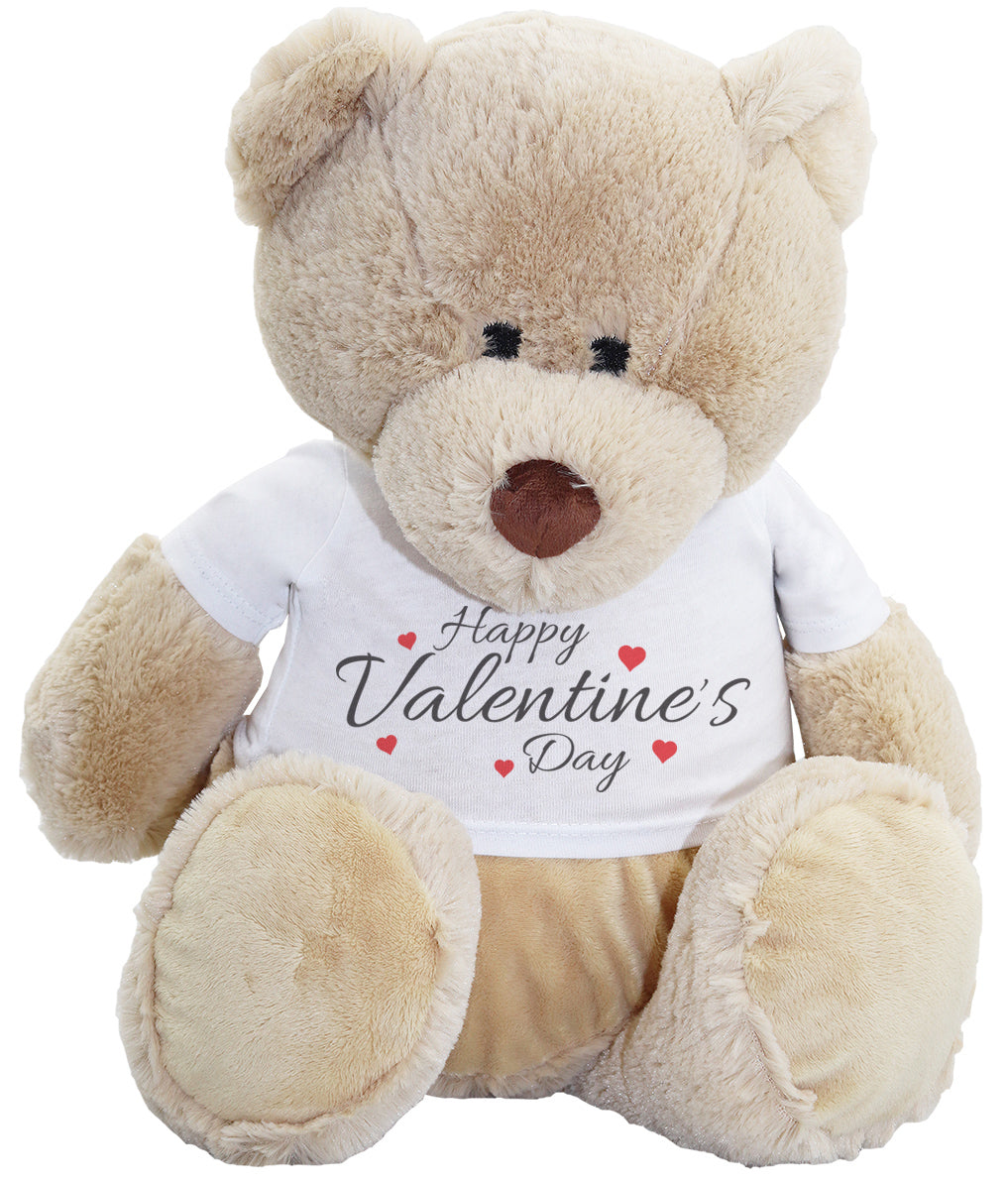Happy Valentines Day - Teddy & Teddy T-Shirt Message
