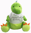 PERSONALISED Happy Birthday - Teddy & Teddy T-Shirt Message