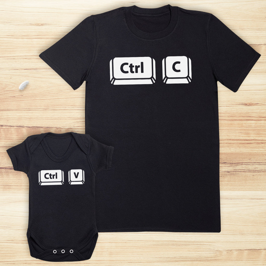 CTRL C & CTRL V - T-Shirt & Bodysuit / T-Shirt - (Sold Separately)