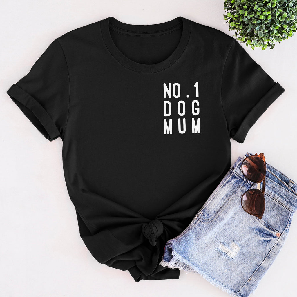 No.1 Dog Mum - Womens T-shirt - Mum T-Shirt