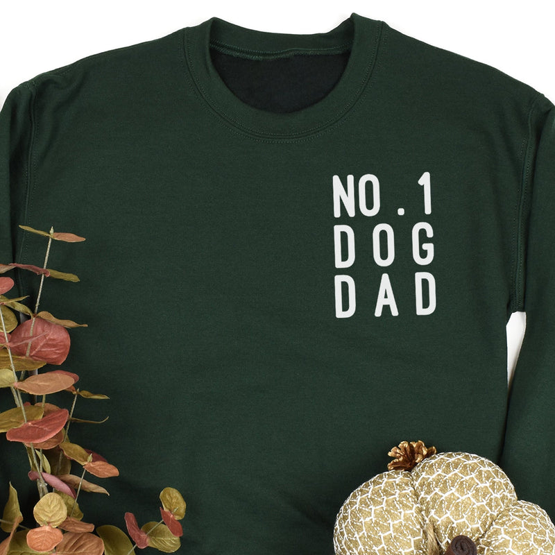 No.1 Dog Dad - Mens Sweater - Dads Sweater
