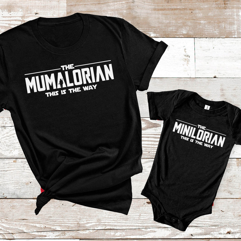 Mumlorian & Minilorian - Baby T-Shirt & Bodysuit / Mum T-Shirt Matching Set - (Sold Separately)