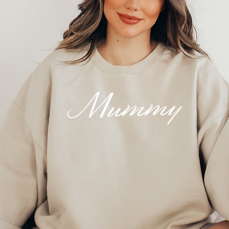 Mummy Handwritten - Womens Sweater - Mum Sweater