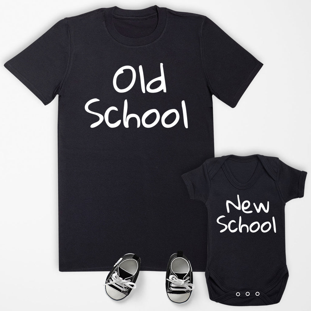 Old School & New School - T-Shirt & Bodysuit / T-Shirt - (Sold Separately)