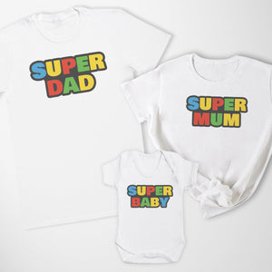 Super Family Set - Whole Family Matching - Family Matching Tops - (Sold Separately)