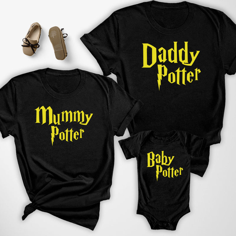 The Potters Family Set - Whole Family Matching - Family Matching Tops - (Sold Separately)