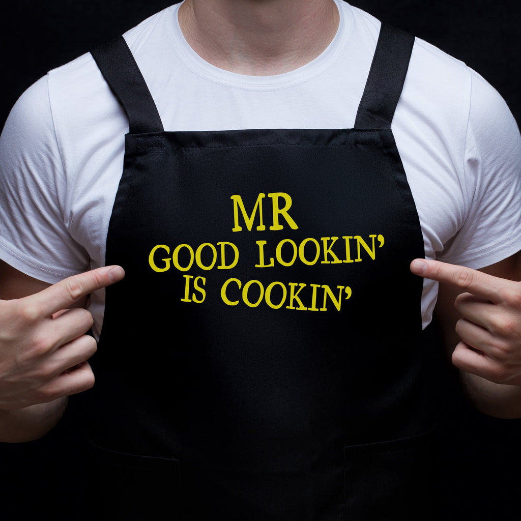 Mr Good Lookin' is Cookin' - Men's Apron
