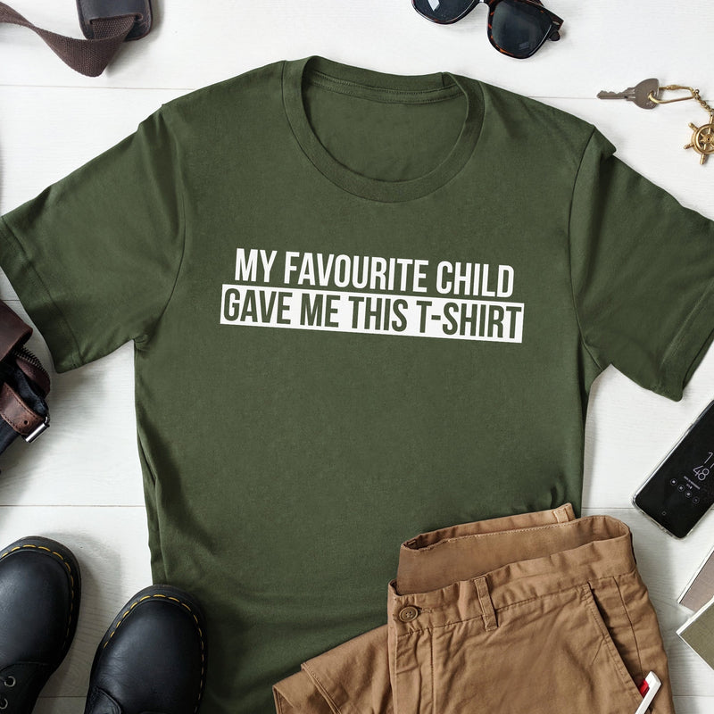 My Favourite Child Brought Me This T-shirt - Mens T-Shirt - Dads T-Shirt