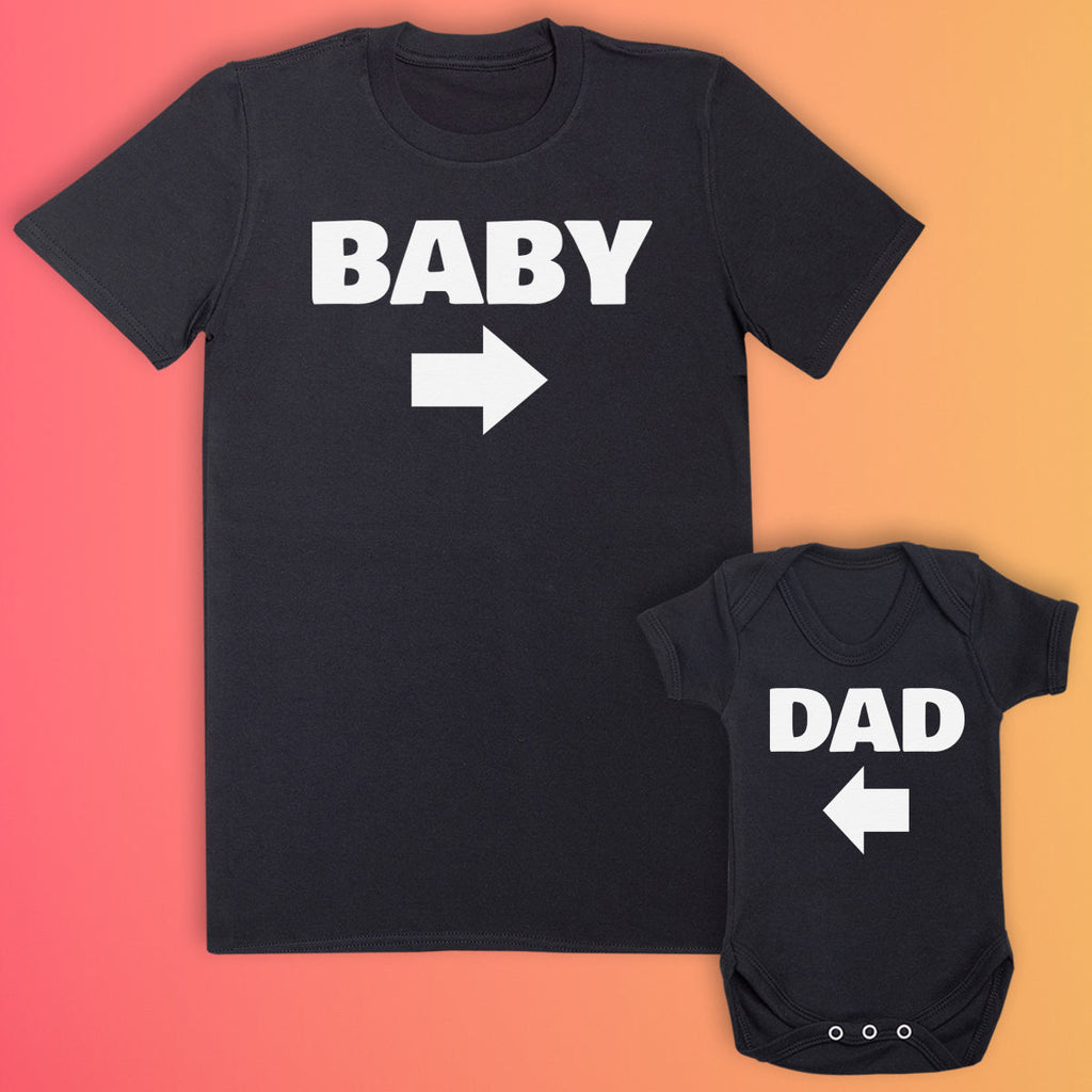 Dad Arrow & Baby Arrow - T-Shirt & Bodysuit / T-Shirt - (Sold Separately)