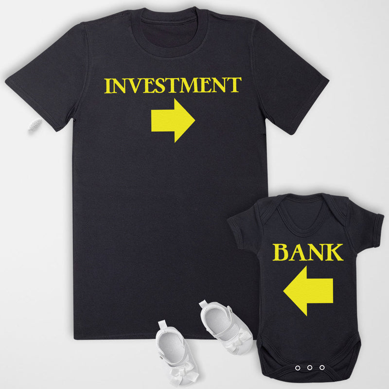 Investment Arrow & Bank Arrow - T-Shirt & Bodysuit / T-Shirt - (Sold Separately)