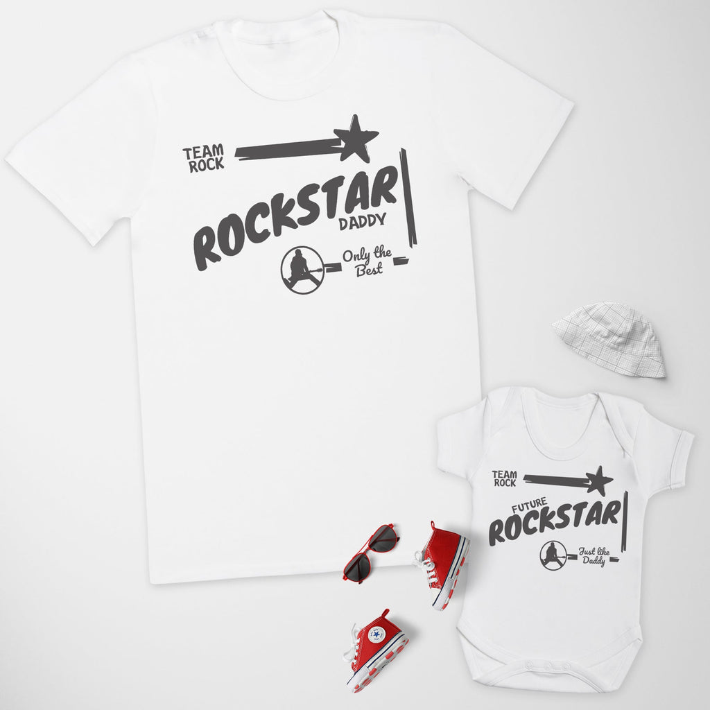 Future Rockstar Just Like Daddy - T-Shirt & Bodysuit / T-Shirt - (Sold Separately)