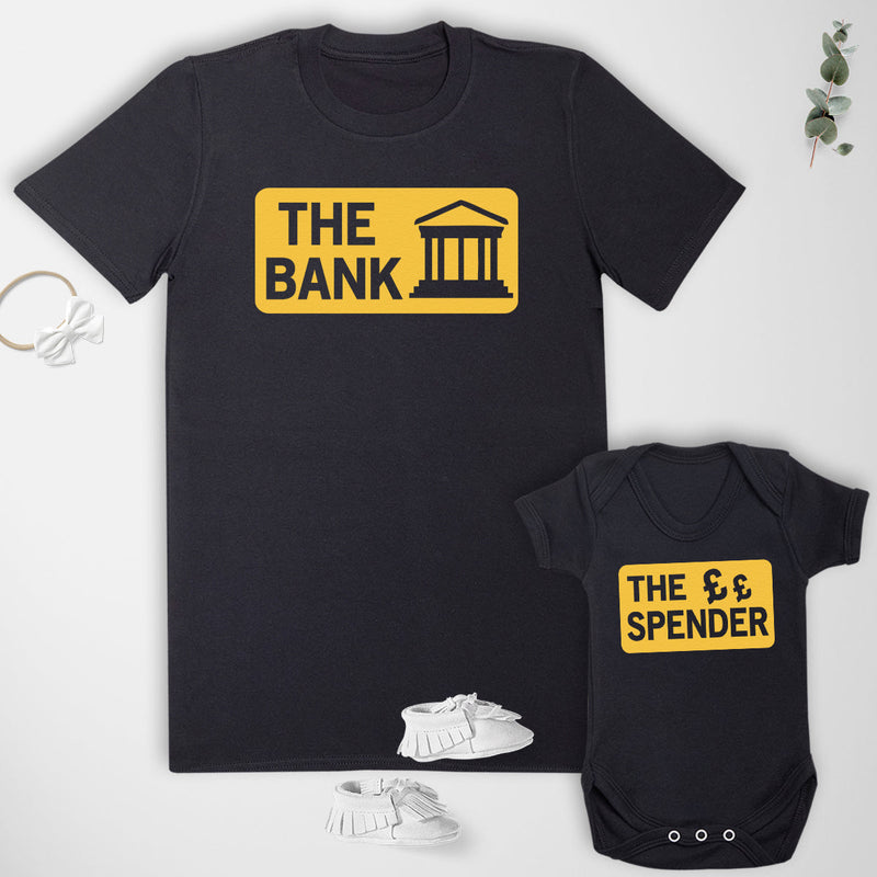 The Bank & The Investment - T-Shirt & Bodysuit / T-Shirt - (Sold Separately)