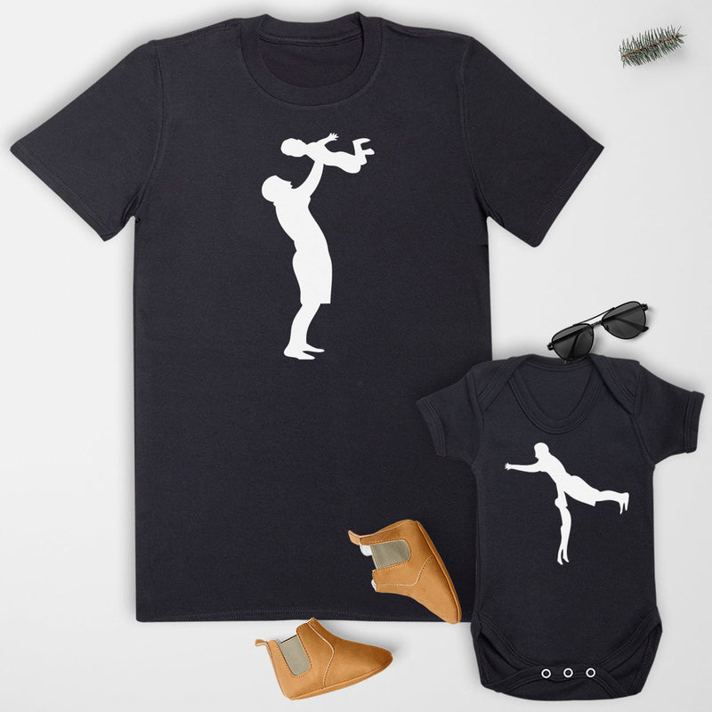 Carrying Son & Carrying Dad - T-Shirt & Bodysuit / T-Shirt - (Sold Separately)