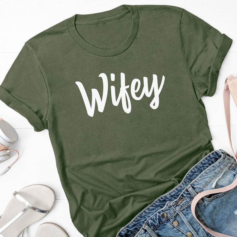 Wifey - Womens T-shirt - Wife T-Shirt