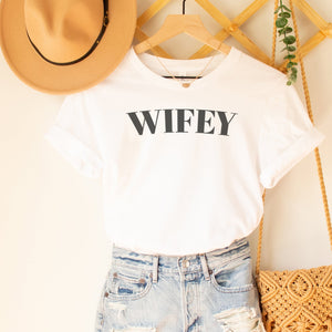 Wifey Bold - Womens T-shirt - Wife T-Shirt