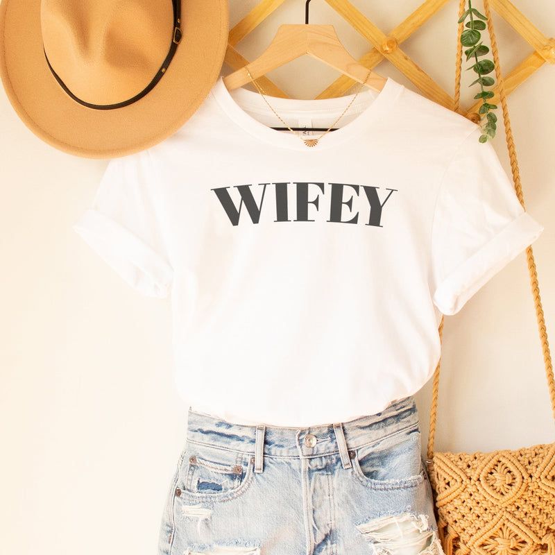 Wifey Bold - Womens T-shirt - Wife T-Shirt