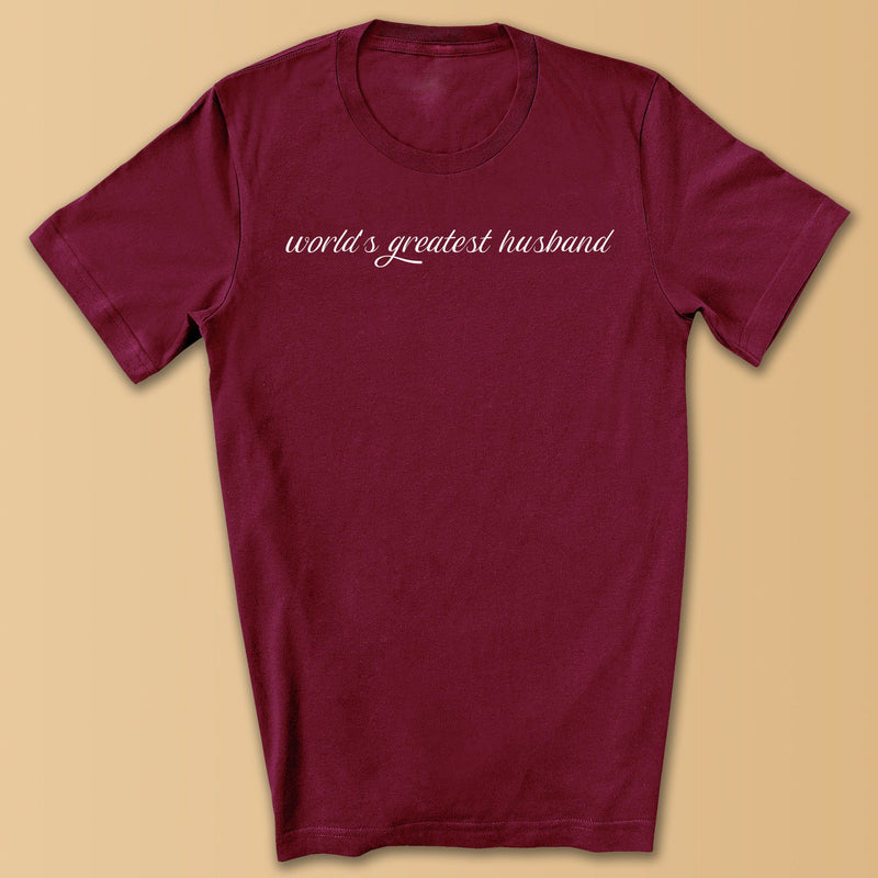 World's Greatest Husband - Mens T-Shirt - Husband T-Shirt