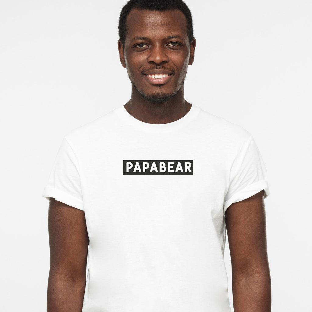Papabear - Mens T-Shirt - Dad T-Shirt - 2 for £15