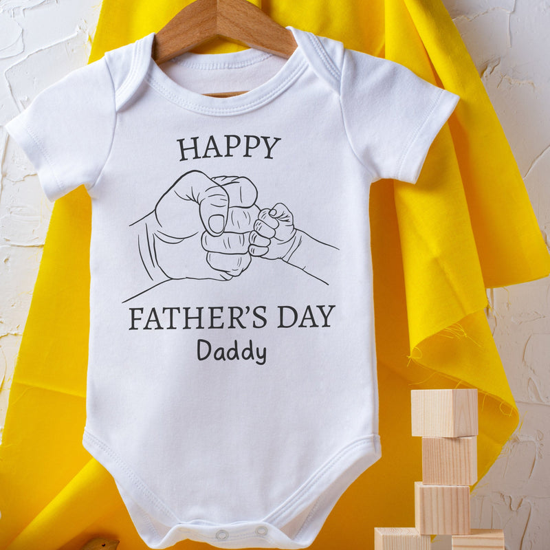 Happy Father's Day Daddy - Baby Bodysuit