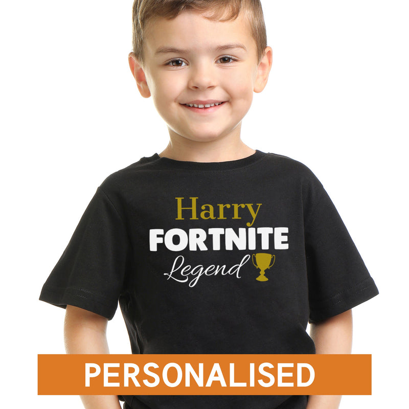 PERSONALISED Fortnite Legend - Baby & Kids T-Shirt