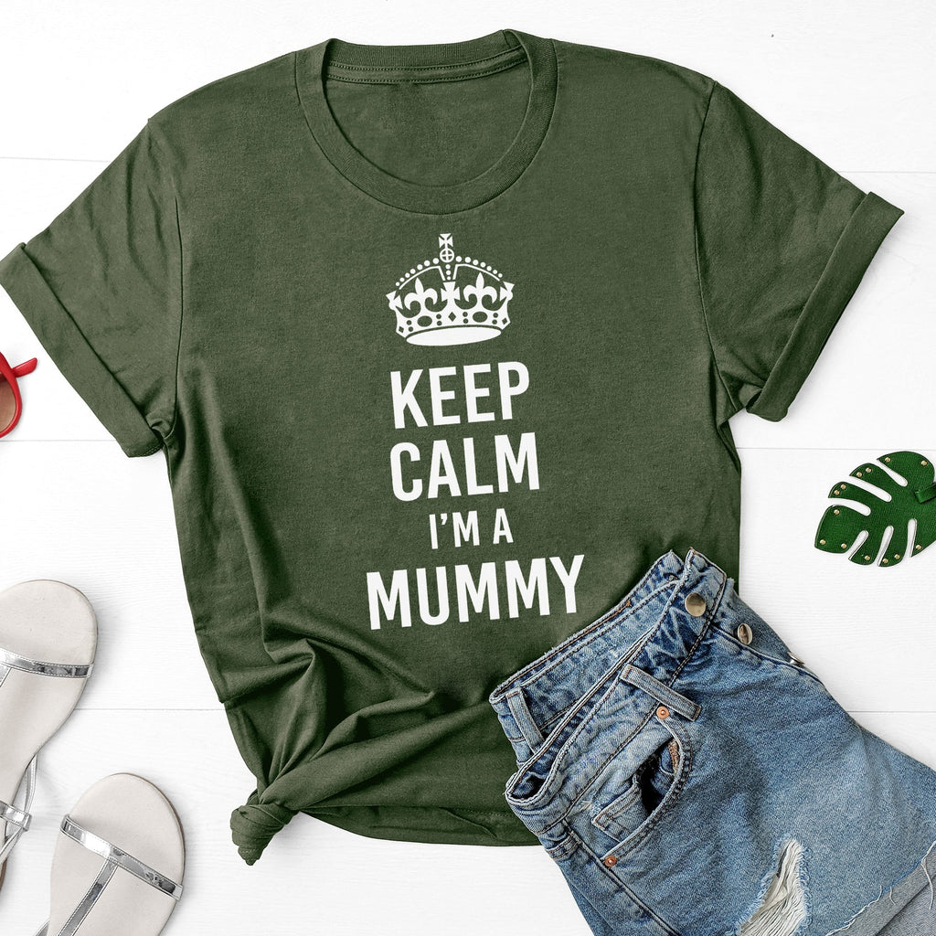 Keep Calm I'm A Mummy - Womens T-shirt - Mum T-Shirt