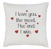 I Love You The Most -  Printed Cushion Cover
