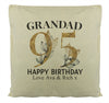 Personalised Happy Birthday Grandad Cushion  - Printed Cushion Cover - One Size