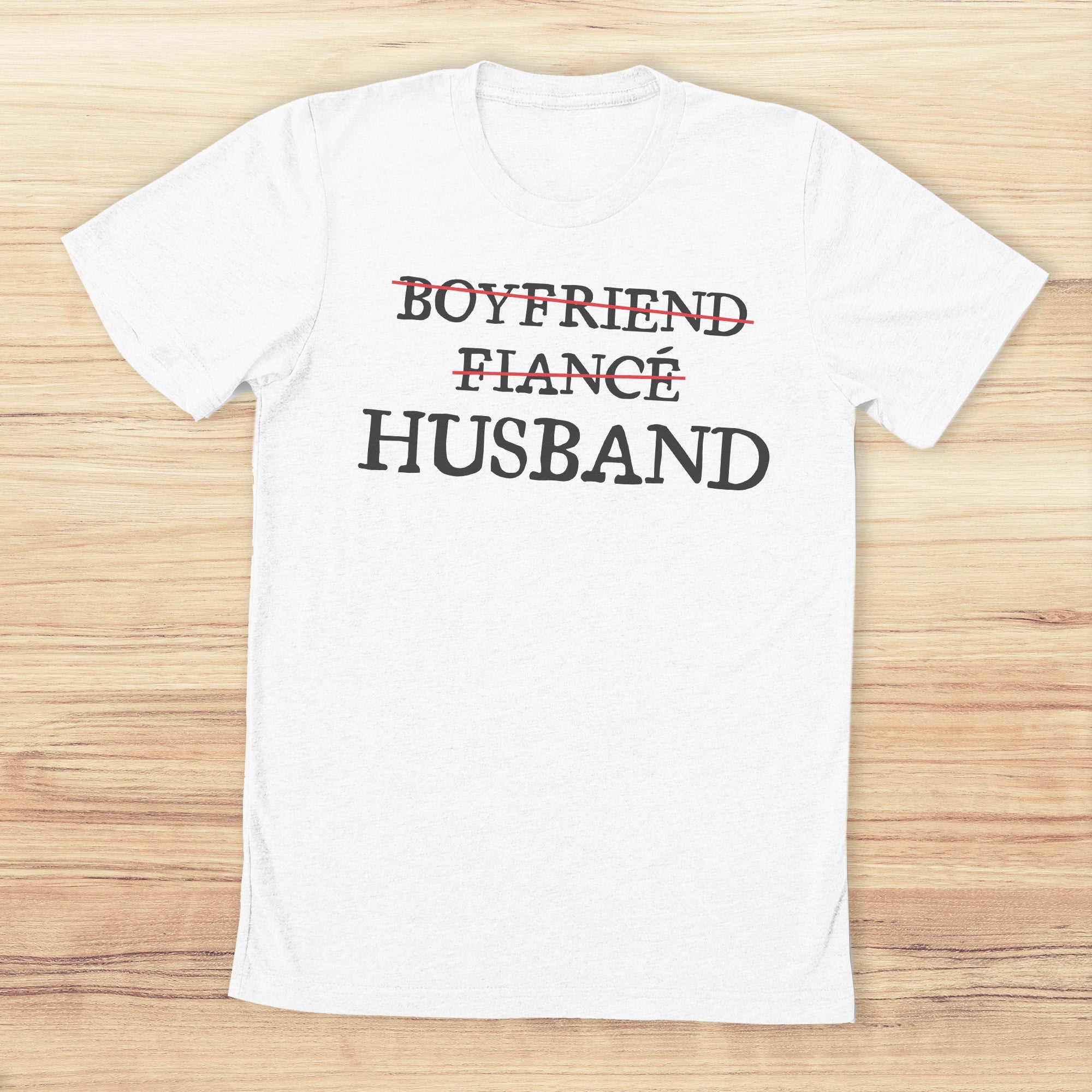 Now A Husband! - Mens T-Shirt - Husband T-Shirt