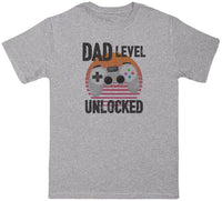 Dad Level Unlocked - Mens T-Shirt - Dads T-Shirt