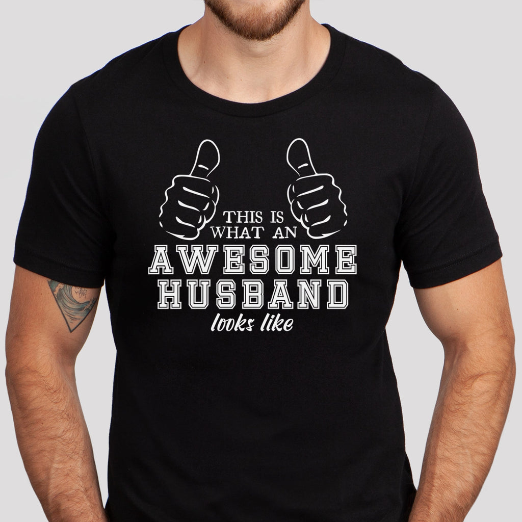 This Is What An Amazing Husband Looks Like - Mens T-Shirt - Husband T-Shirt