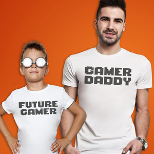 Future Gamer & Gamer Daddy - T-Shirt & Bodysuit / T-Shirt - (Sold Separately)