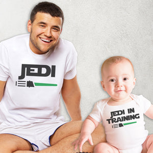 Jedi & Jedi In Training - T-Shirt & Bodysuit / T-Shirt - (Sold Separately)