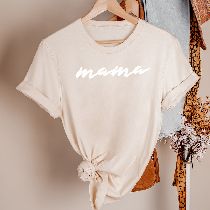 Mama Handwriting - Womens T-Shirt