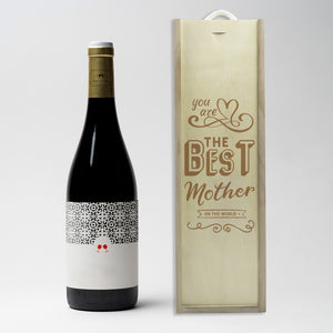 You Are The Best Mother In The World - Gift Bottle Presentation Box for One Bottle