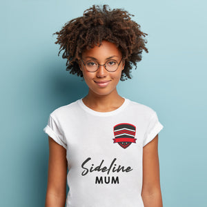 Personalised Sideline Mum - Womens T-Shirt