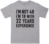 PERSONALISED Experience 'Personalised Years'  - Mens T- Shirt