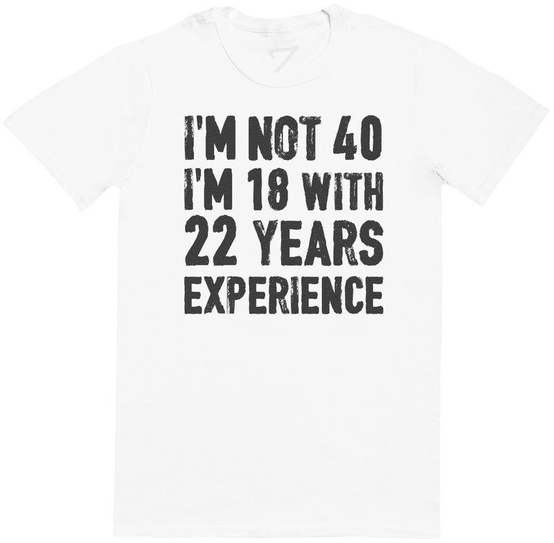 PERSONALISED Experience 'Personalised Years'  - Mens T- Shirt